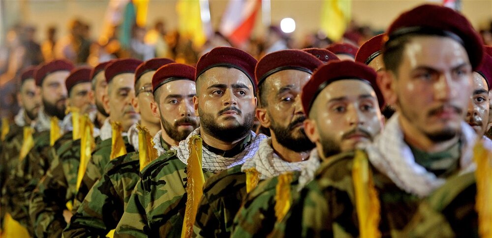 ببینید | نمایش تصاویر رژه نیروهای یگان ویژه حزب‌الله لبنان برای نخستین‌بار