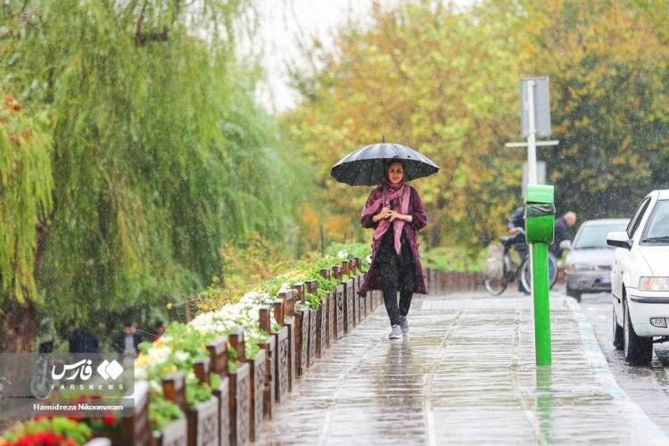 رگبار باران در نقاط مختلف کشور