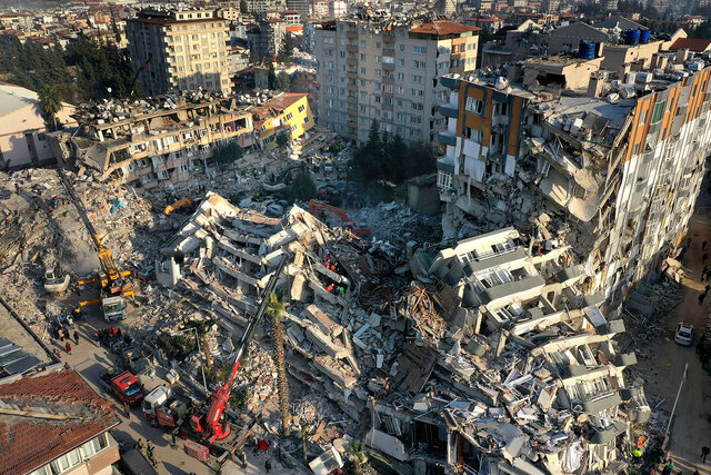 افزایش شمار قربانیان زلزله در ترکیه
