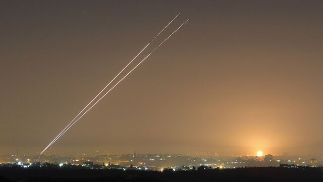 شلیک ۲ راکت از نوار غزه به سمت اراضی اشغالی
