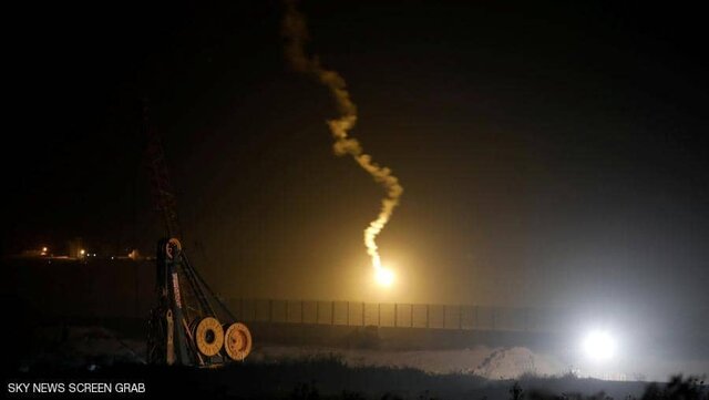 شلیک موشک از نوار غزه به سمت اراضی اشغالی