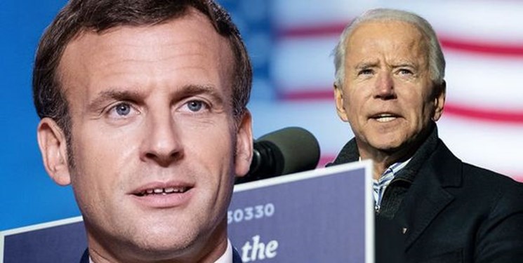 بایدن و مکرون درباره برنامه هستهای ایران گفتوگو کردند