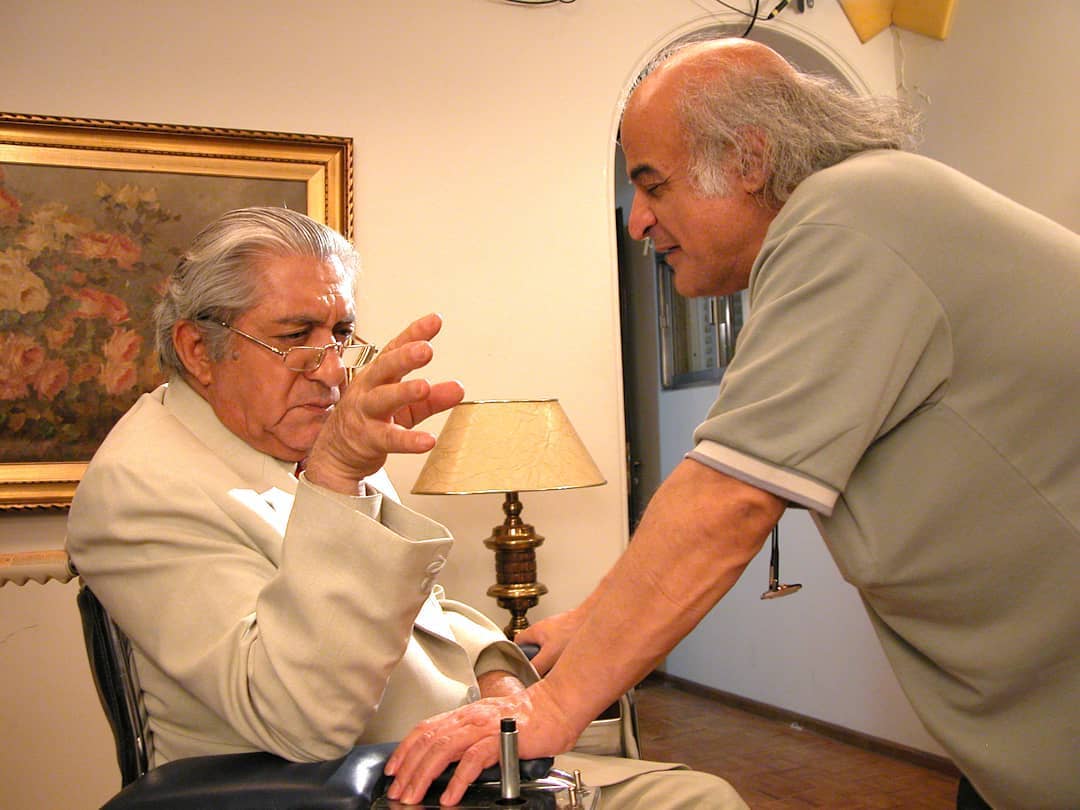 پخش گفتگوی دیدنی فریدون جیرانی با استاد عزت الله انتظامی در خصوص بازی در «حاجی واشنگتن» علی حاتمی