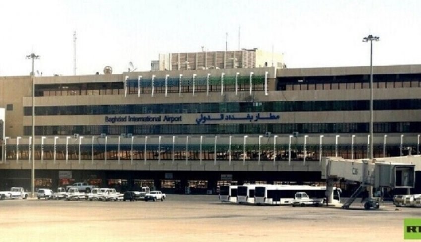 انفجار «یک شیء عجیب» در فرودگاه بغداد