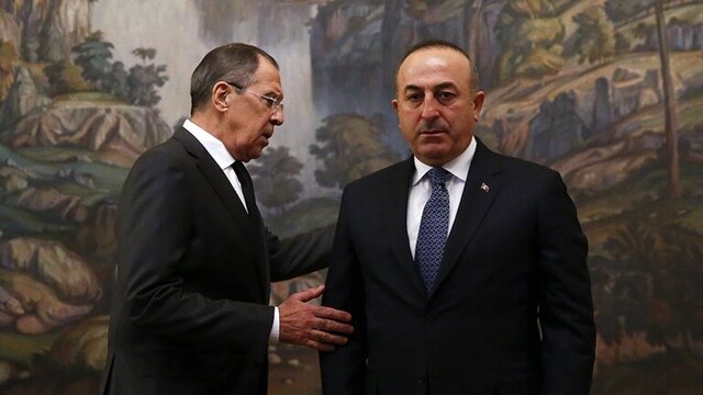 توافق نظر وزیران خارجه روسیه و ترکیه درباره سوریه و تقویت همکاری نظامی