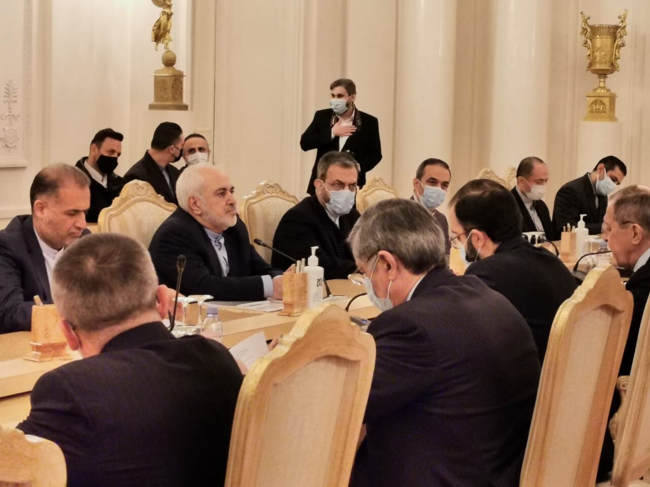 ظریف: موضوع قره‌باغ فرصتی برای صلح و دوستی در منطقه است/ لاوروف: مسکو و تهران خواستار اجرای کامل برجام هستند