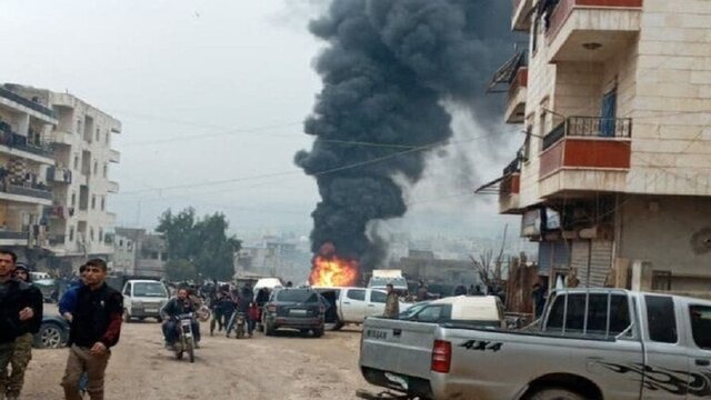چندین کشته و زخمی در انفجار خودروی بمب‌گذاری شده در عفرین سوریه