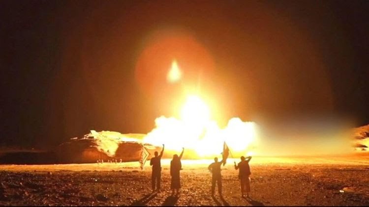 اولین تصویر از حمله شدید موشکی به آرامکو عربستان