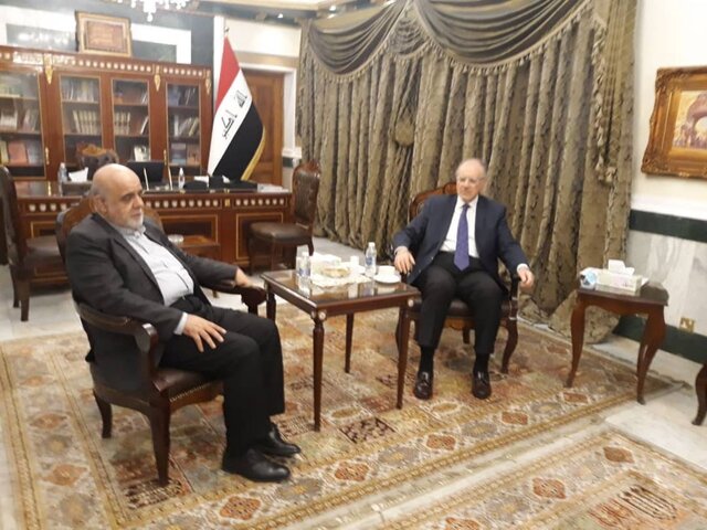 رایزنی سفیر ایران در بغداد با وزیر دارایی عراق درباره نحوه دریافت مطالبات ایران