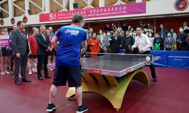 بزرگداشت پنجاهمین سالگرد “دیپلماسی پینگ پنگی” چین و آمریکا