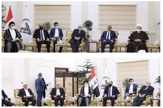 دیدار ظریف با شماری از رهبران سیاسی عراق